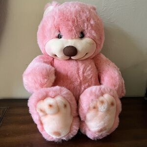 Vintage 24K Polar Puff Dumplings Plush Baldrich 5830 Bear Pink 1991